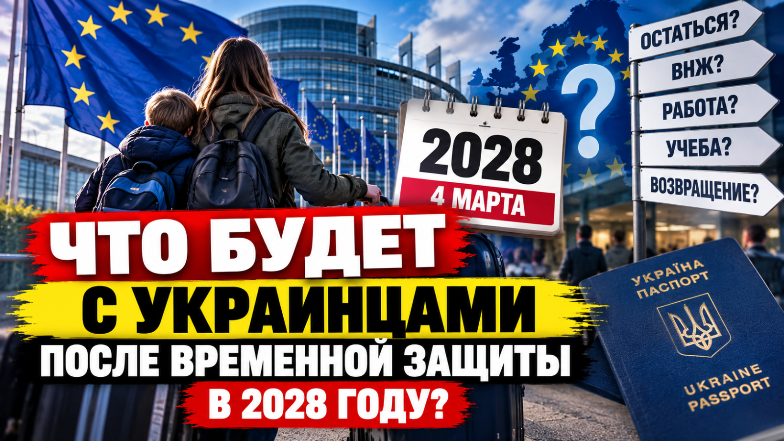 Что будет с украинцами после временной защиты в 2028 году