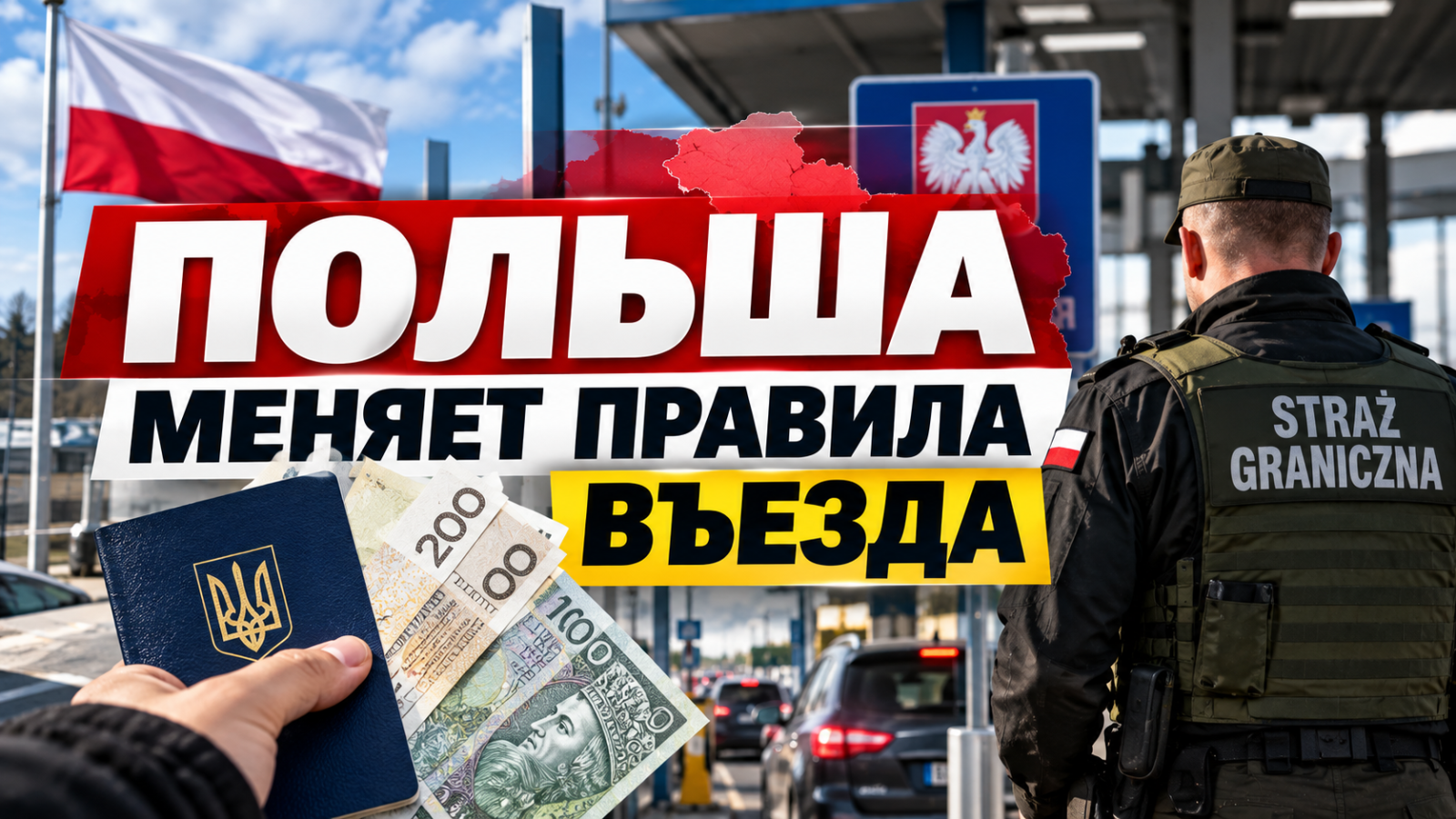 Польша увеличит финансовые требования для въезда: сколько денег понадобится украинцам и кого освободят от проверки