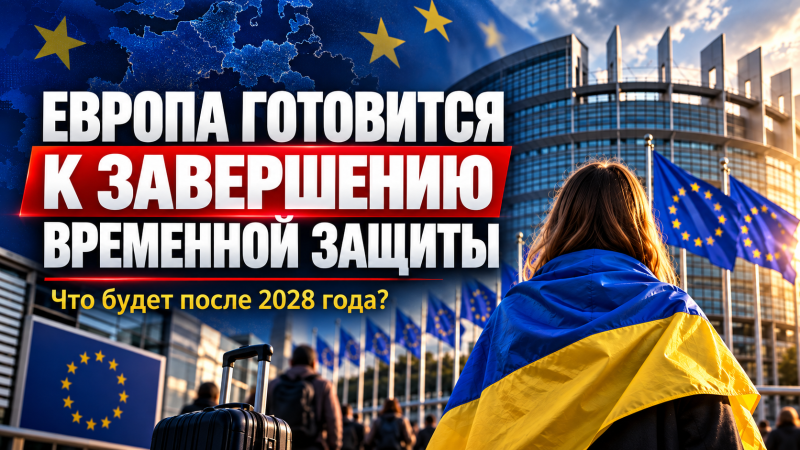 Европа готовится к завершению временной защиты украинцев: кто сможет остаться в ЕС после 2028 года?