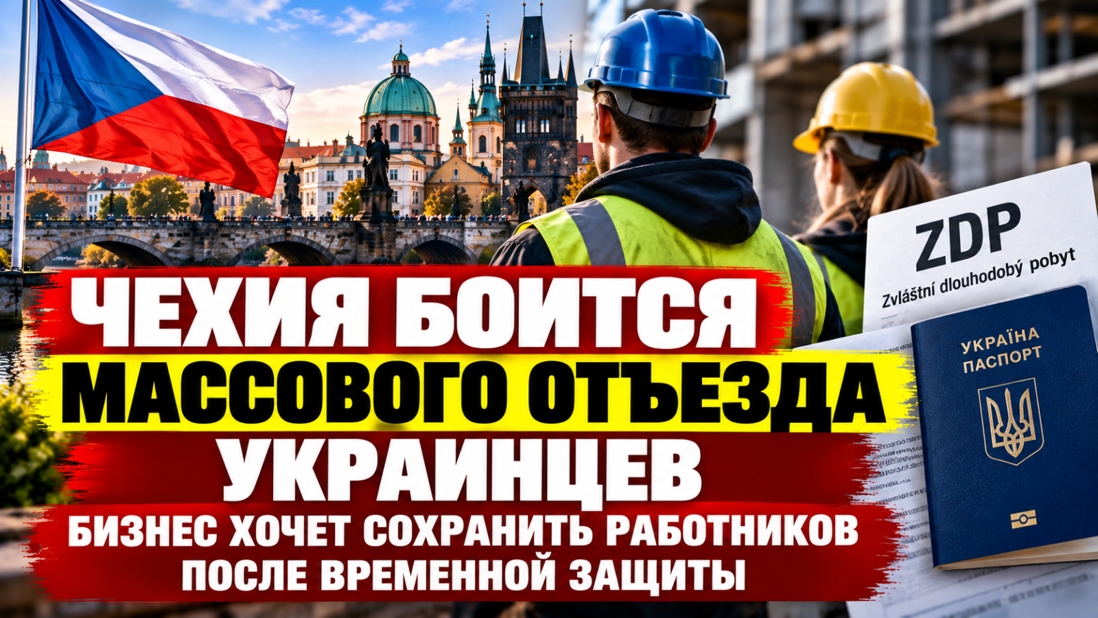 Чехия боится массового отъезда украинцев: бизнес хочет сохранить работников после временной защиты